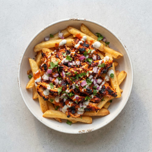 Chips & Spicy Chicken Starter 