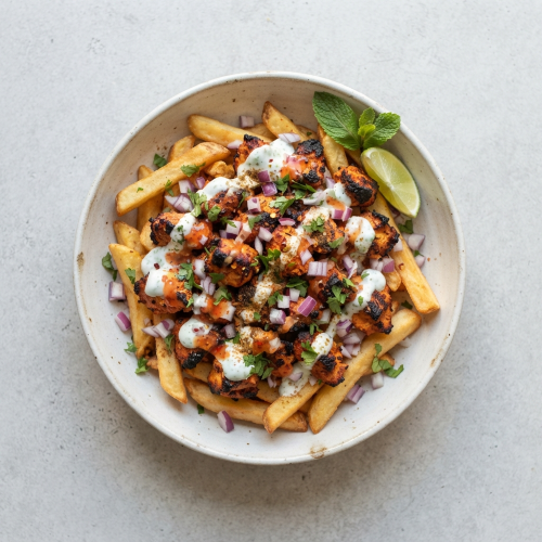Chips & Chicken Tikka Starter 