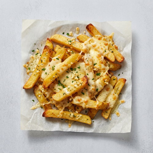 Garlic Butter Chips With Cheese 