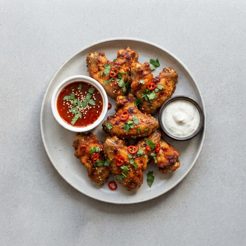 Laziza Chicken Wings (r) With Chilli Dips Starter 