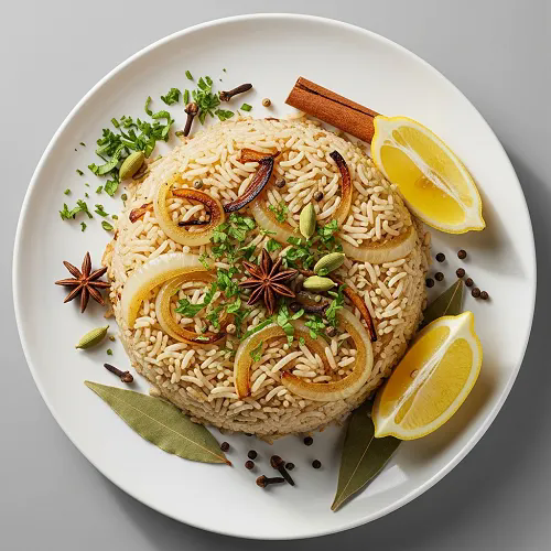 Chicken & Onion Rice 