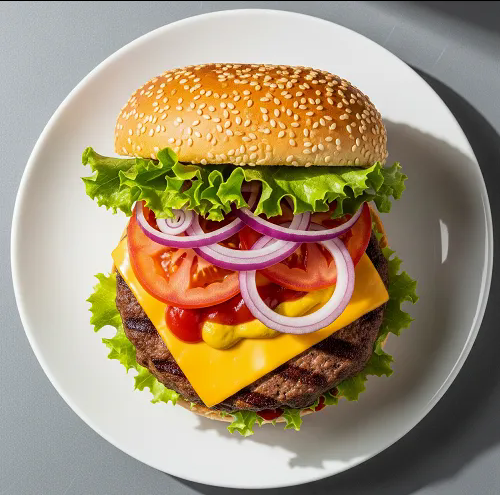 1/2 Cheese Burger 