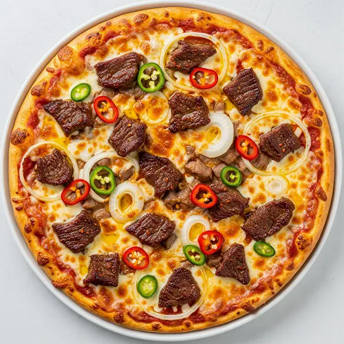 Tikka Meat Feast Pizza 