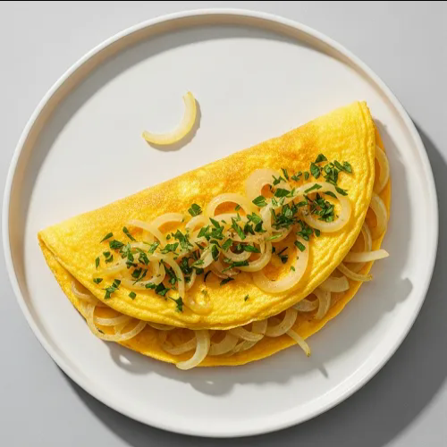Cheese & Onion Omelette 